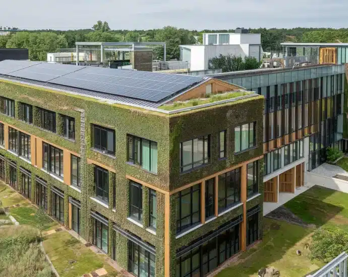 Gronn byggeindustri bli ledende aktor innen baerekraftige bygg hovedbilde