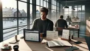 Startup team in oslo planning mvp launch with landing page seo and analytics