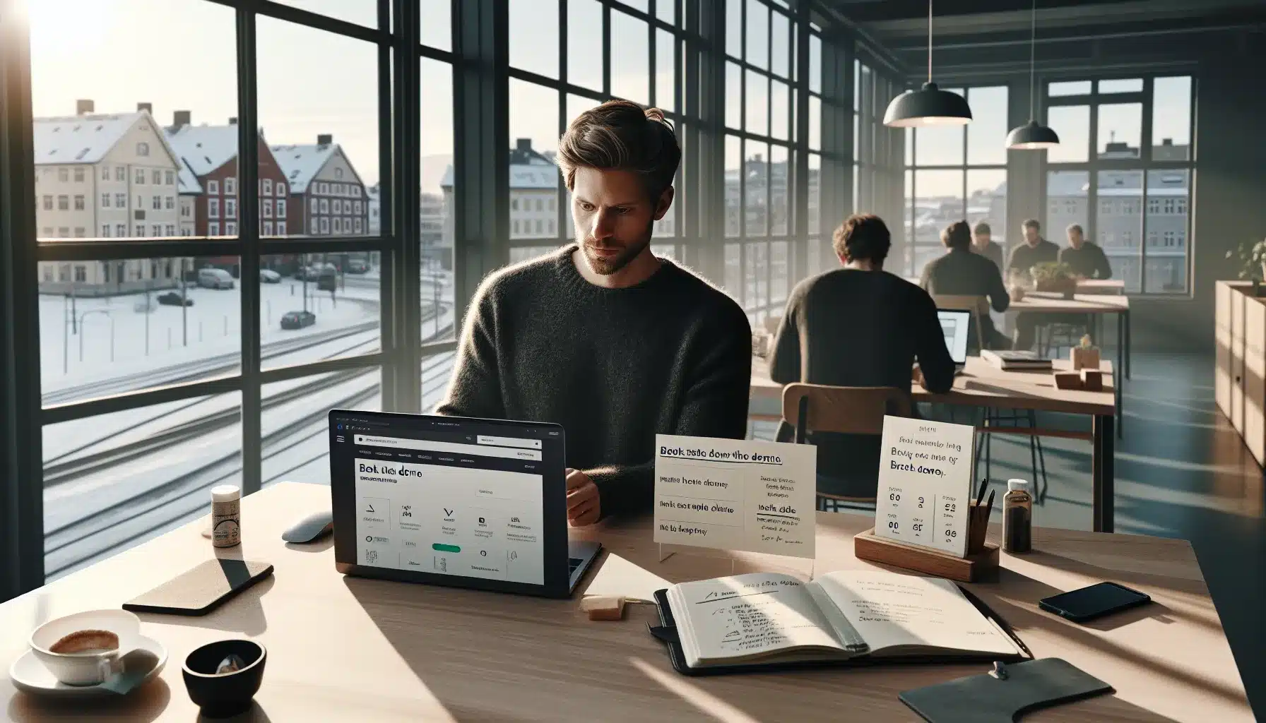 De beste strategiene for å lansere en vellykket oppstartsbedrift 1 Startup team in oslo planning mvp launch with landing page seo and analytics